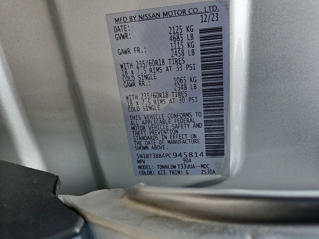 2023 Nissan Rogue SV Intelligent AWD