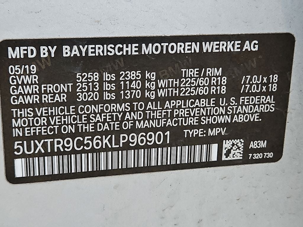2019 BMW X3 xDrive30i