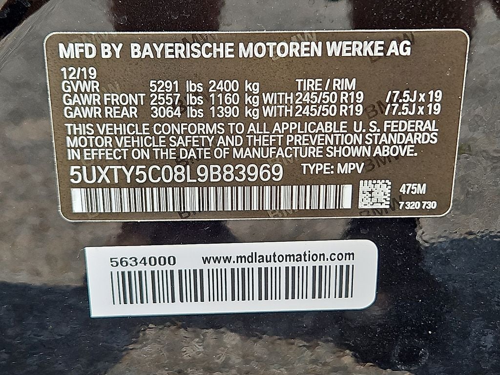 2020 BMW X3 xDrive30i