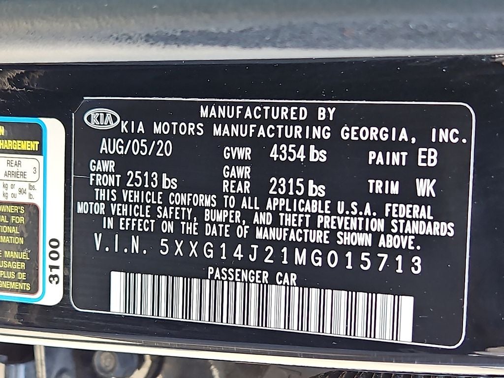2021 Kia K5 LXS