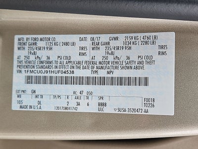 2017 Ford Escape Titanium