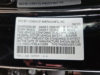 2020 Honda Accord EX-L