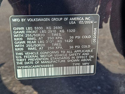 2024 Volkswagen Atlas 2.0T SE w/Technology