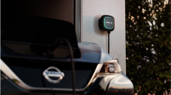 Nissan EV connected and charging with a Wallbox charger | Banister Nissan of Chesapeake in Chesapeake VA
