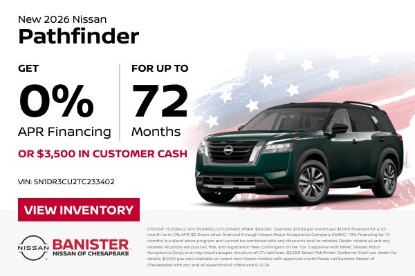 New 2026 Nissan Pathfinder