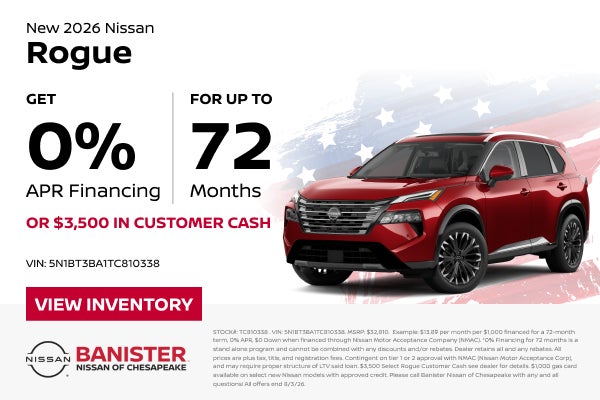 New 2026 Nissan Rogue