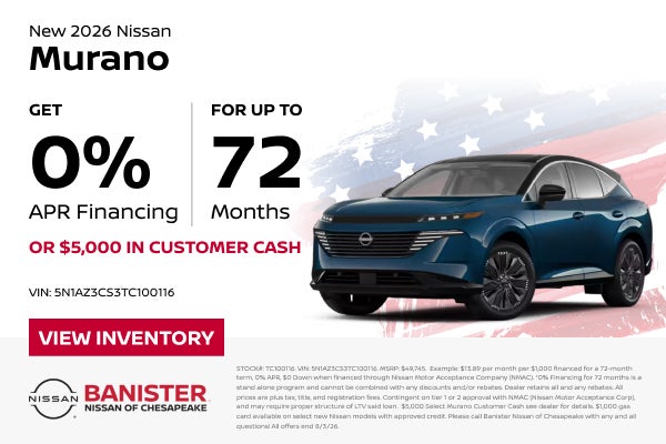 New 2026 Nissan Murano