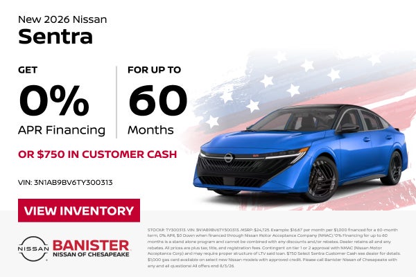 New 2026 Nissan Sentra