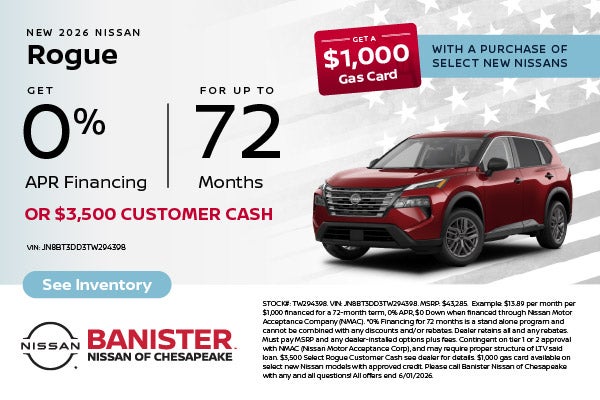 2026 Nissan Rogue Platinum