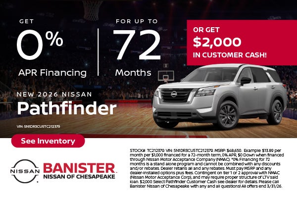 New 2026 Nissan Pathfinder