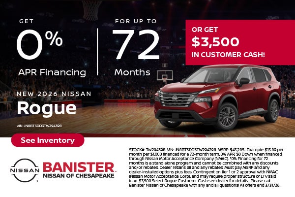 New 2026 Nissan Rouge