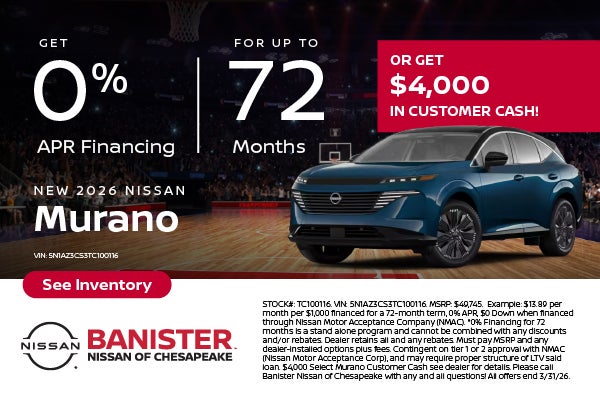 New 2026 Nissan Murano