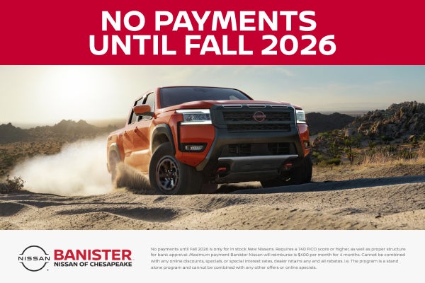 No Payments until Fall 2026