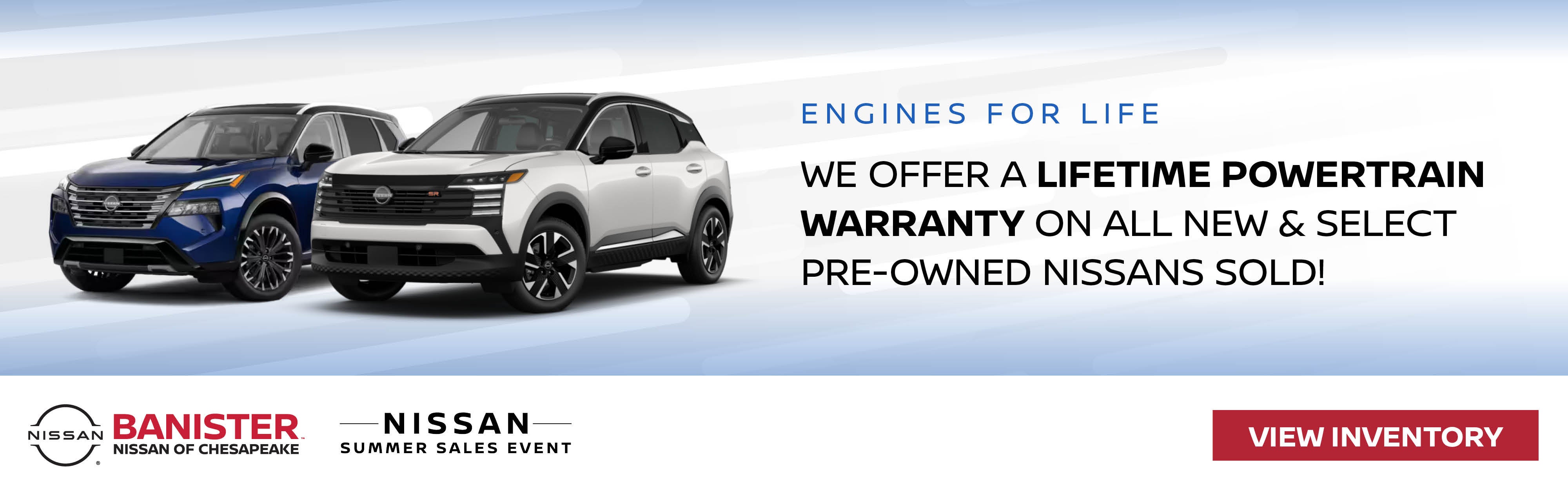 We offer a lifetime powertrain warranty