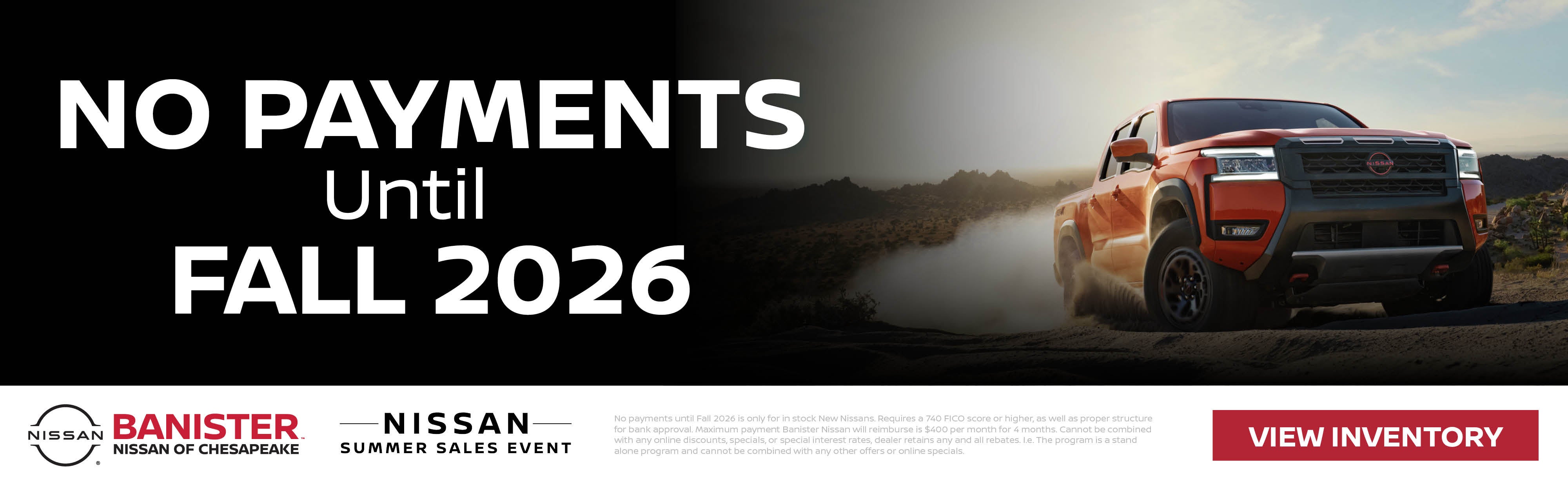 No Payments Until Fall 2026				