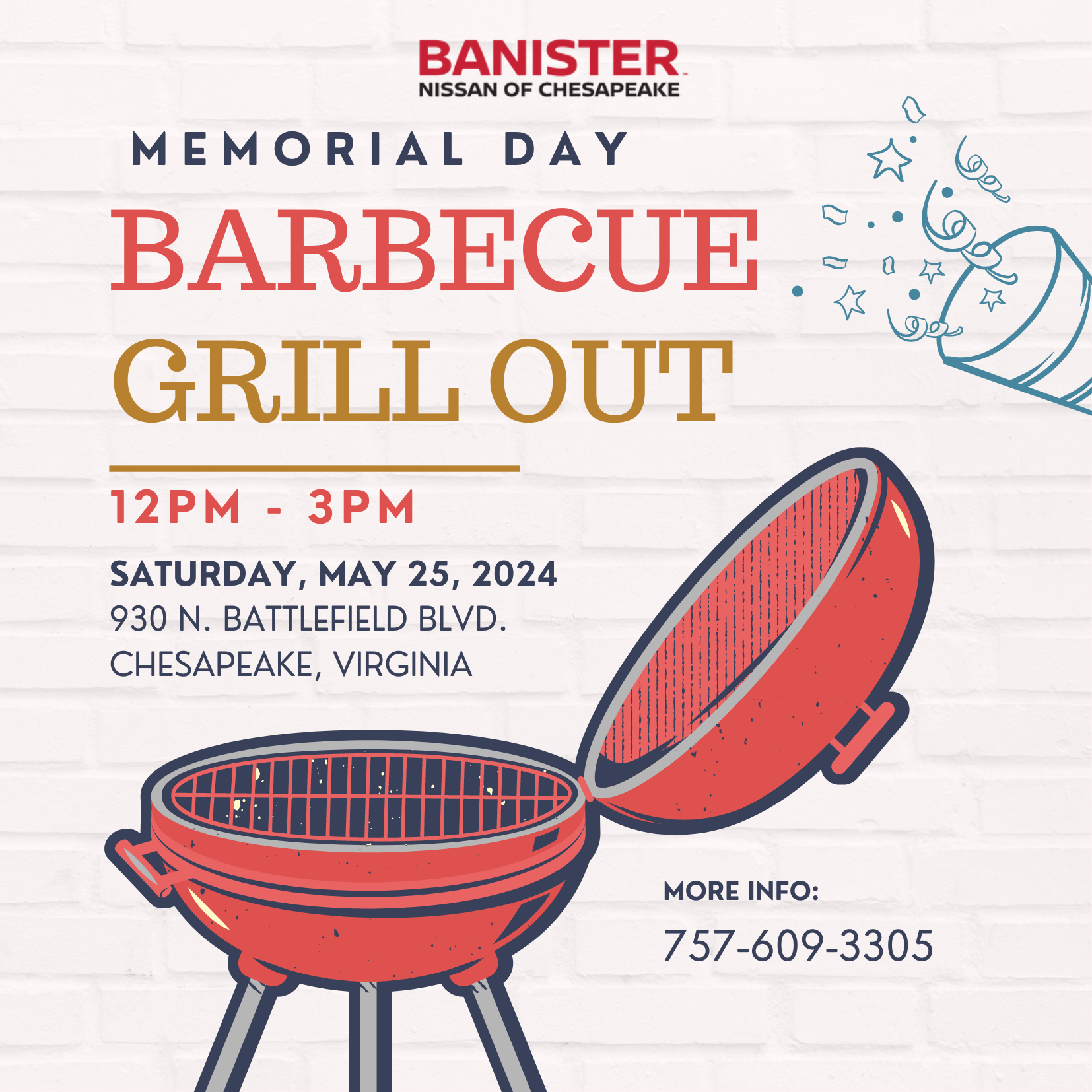 Memorial Day Grill Out