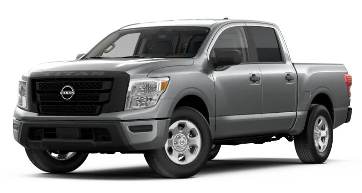 light gray nissan frontier
